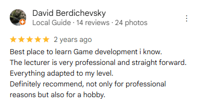 Review from David Bardichevsky