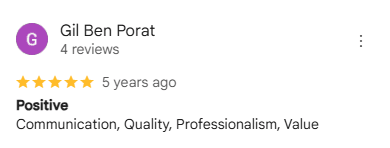 Review from Gil Ben Porat