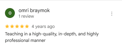 Review from omri brayok
