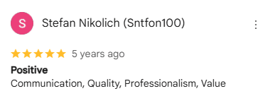 Review from Stefan Nikolich (Sntfon100)