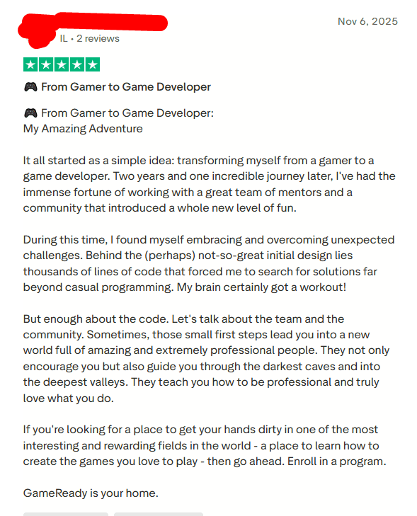Review from David Berdichevsky